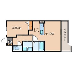 五位堂駅 徒歩1分 1階の物件間取画像